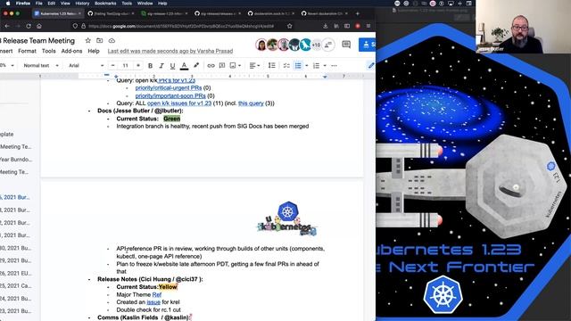 Kubernetes Release Team Meeting