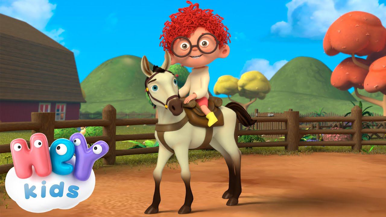 Paseo con mi caballo | Canciones de animales para niños | HeyKids - Canciones infantiles