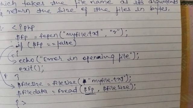 Topic- 21 File Handling in PHP                      Part-2 Reading File in PHP