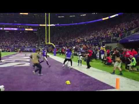 View of Diggs Winning Touchdown