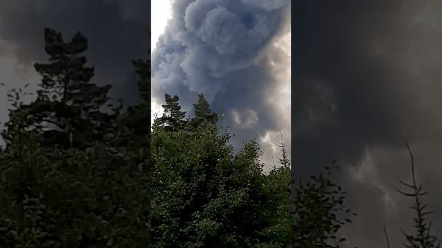 2022-08-03 Пожар на складе Ozon на Новой Риге, недалеко от ЦКАД, часть 1.