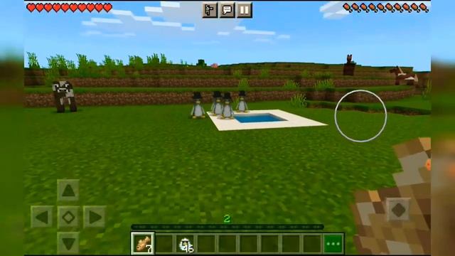 Мод на пингвинов в игре Minecraft.