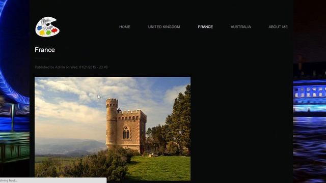 Here is an example of a Drupal site