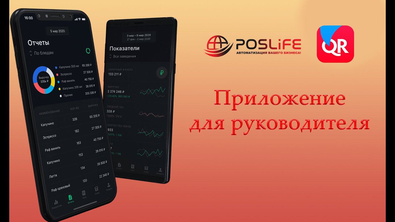 Quick Resto мобильное приложение для руководителя!