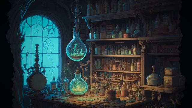Howl's Moving Castle theme - concept art and music mix
