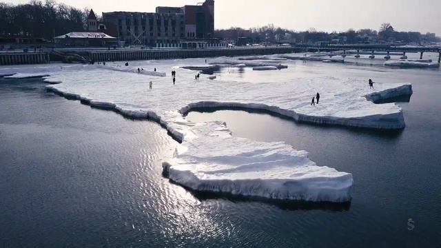 Арктические пейзажи в Зеленоградске