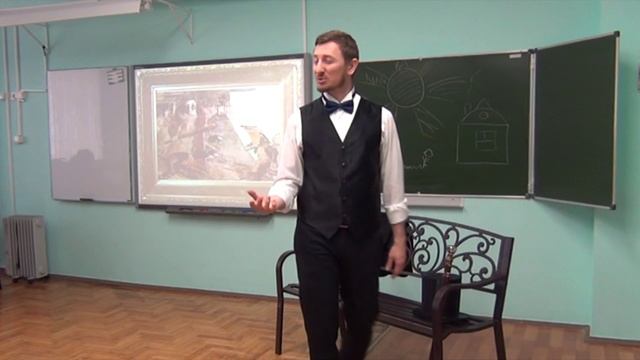 Театрально-литературный урок по басням И. А. Крылова (К.Ткаченко, Театр "Вдохновение")