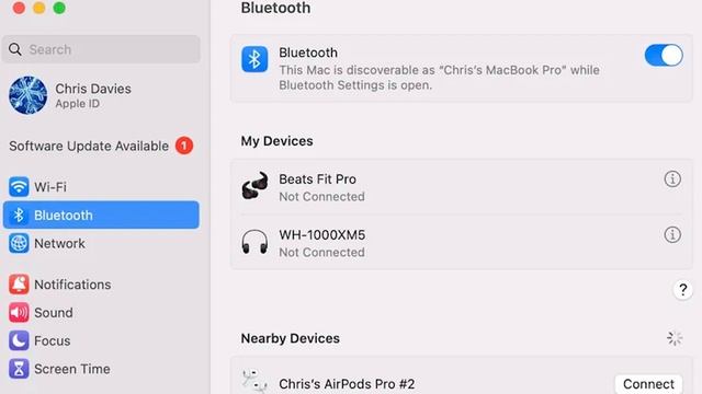 Hướng dẫn cách kết nối AirPods với MacBook