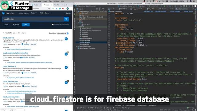 Flutter with Firebase (4) - Storage ( Upload , Download Images, Image Picker ) example, tutorial