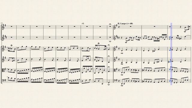 Duetto VII from Tanti strali al sen (HWV 197) for Double Reed & Strings