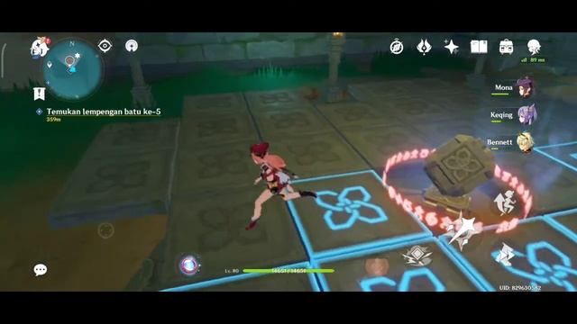 GENSHIN IMPACT WALKTHROUGH - INAZUMA PUZZLE UNDERWATER
