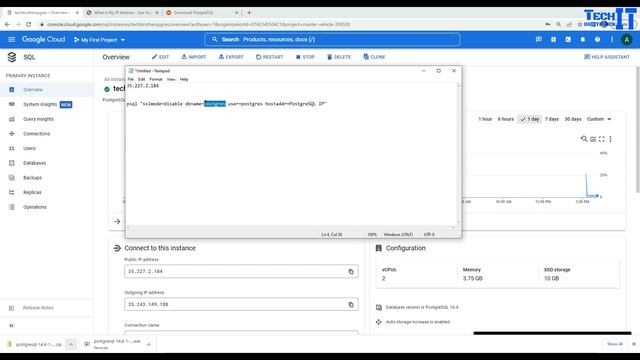 How to Install psql Command line on Windows Machine and Connect to PostgreSQL Instance on GCP