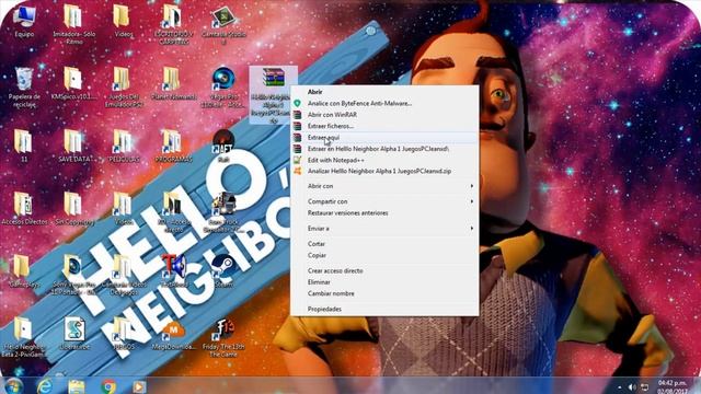 COMO DESCARGAR HELLO NEIGHBOR ALPHA 1?LINK MEGA Y MEDIAFIRE?|2019