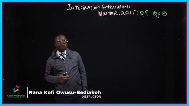 CIE  A-LEVEL PAST QUESTION INTEGRATION & APPLICATIONS WINTER 2015