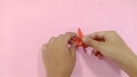 Origami petunia flower/How to make a petunia flower out of paper🌺