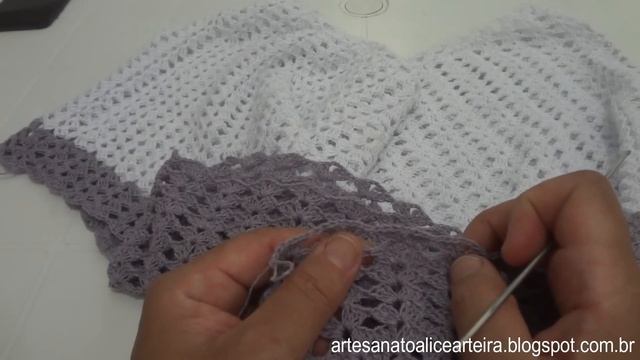 BLUSA DE CROCHÊ ESTILOSA #ALICEARTEIRA PARTE 2