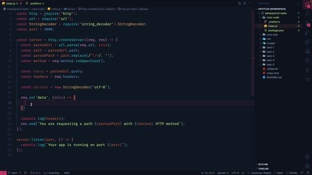 Node.js API Development: Reading and Parsing Request Body with Built-in Modules latest