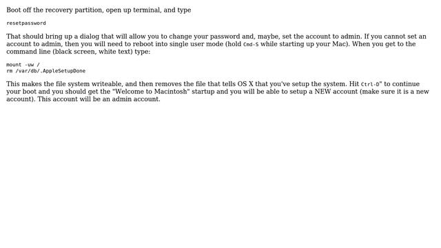 Apple: I don't have administrator account on my mac (4 Solutions!!)