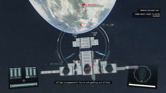 Imperial Star Destroyer in Starfield - 74k Mass, 100k Hull (Modded)