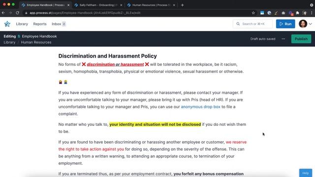 How to Create Your Employee Handbook with Pages