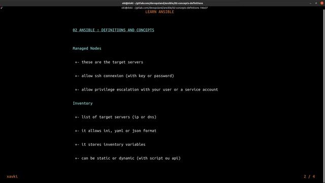 Definitions and Concepts : inventory, hosts and groups - #ANSIBLE 02