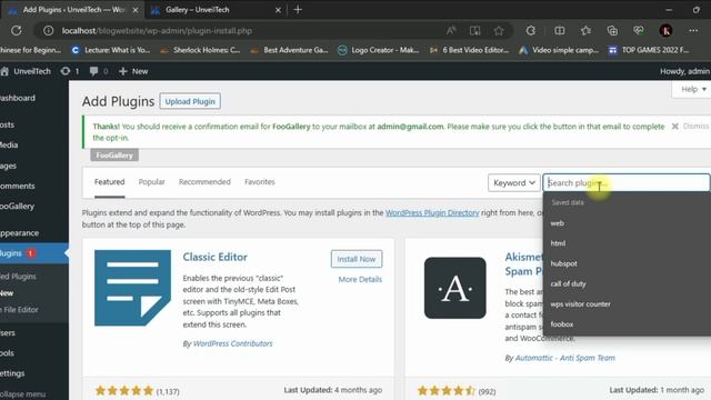 WordPress Tutorials: Adding Image Lightbox Using FooBox Plugin in WordPress