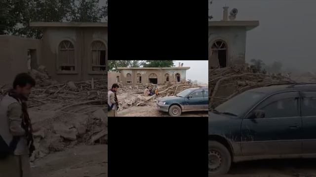🇦🇫В Афганистане разрушительный поток грязи и воды уничтожает всё на своём пути