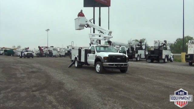 2009 Ford F-550 4x2 Altec TA37M Bucket Truck -ST#D03801