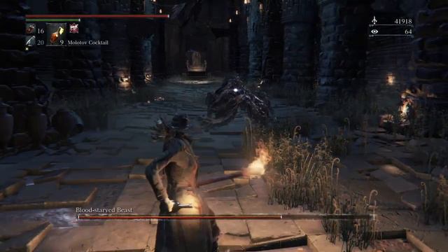 Bloodborne™_BSB NG+ almost no scratch - changing wrong molotov type midfight