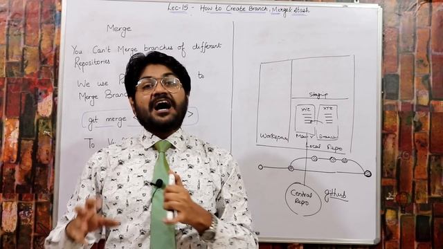 How to create Branch in git-Hindi | What is git reset,git stash and git Merge | What is git conflic