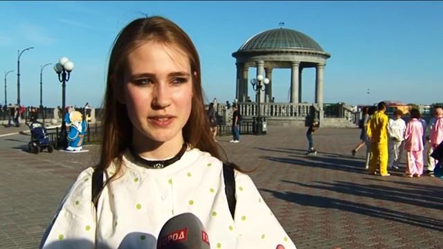 Китайский профессор провел у благовещенской ротонды уникальный мастер-класс