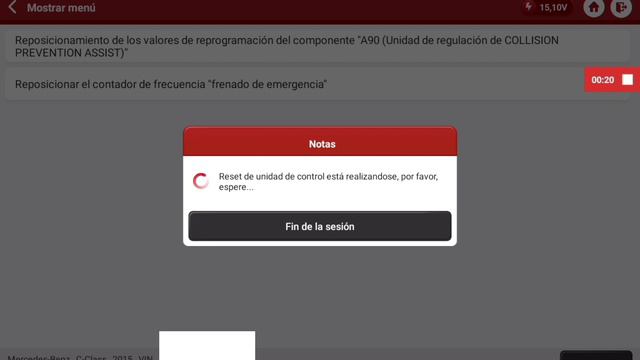Collision Prevention Assist Plus no funciona (B220600) Mercedes Benz
