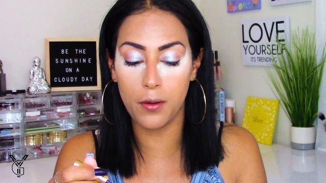 Easy Holo Makeup | Jeffree Star Cosmetics | Hypothermia Skin Frost