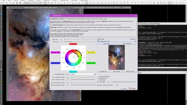 PixInsight: ColorMask Script Complete