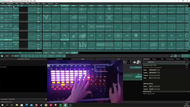 Resolume MIDI Mapping Tutorial --- AKAI APC40 MKII