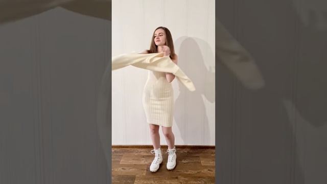 Комплект платье и свитер с алиэкспресс