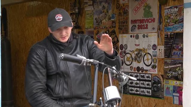 Как байкер из Пинска Василий Афанасенко делает мотоциклы "для себя"