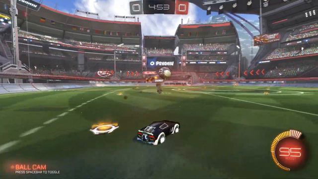 Забиваем аирдриблы и угараем [Rocket League #9]