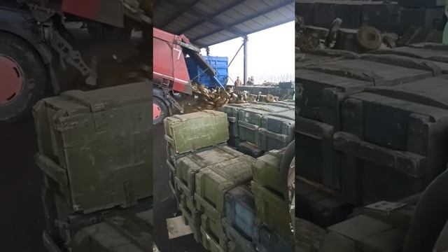 "Безопасная" выгрузка противотанковых мин "ТМ-89"