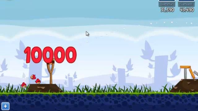 Angry Birds Poached Eggs Level 2 Three-stars Walkthrough