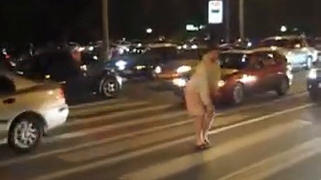 Мега-танец после Россия-Голландия