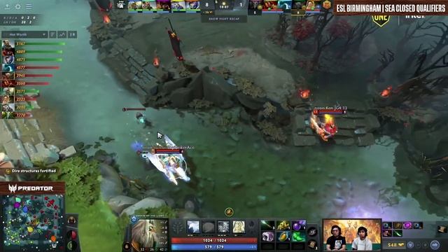 Full Game: GeekFam vs Neon Esports Game 2 (BO3) ESL One Birmingham 2024: SEA Closed Qualifier