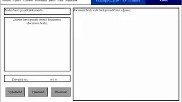 JS Trainer Example