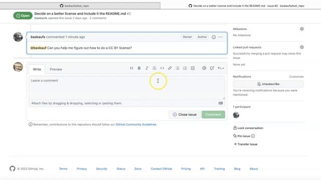 041e @mentions and assigning issues in GitHub