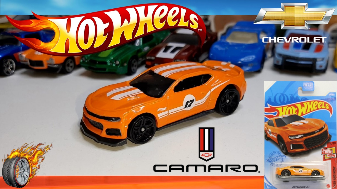 Custom Hot Wheels 2017 Camaro ZL1 HW THEN AND NOW 5/10