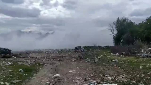 В Богучарском районе горит полигон ТКО. 🔥
