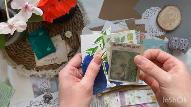 весенне-летние мои запасы материалов I скрапбукинг
