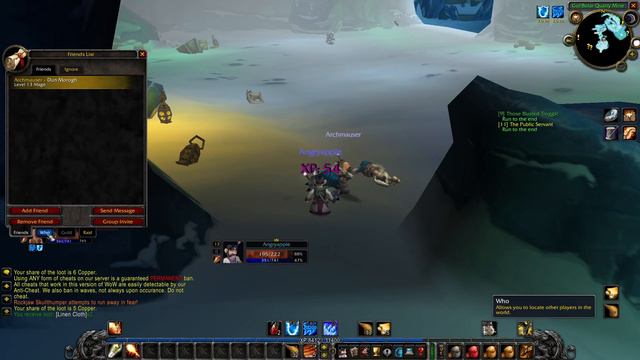 Первый встреченный 60ый персонаж.  WOW HC #18