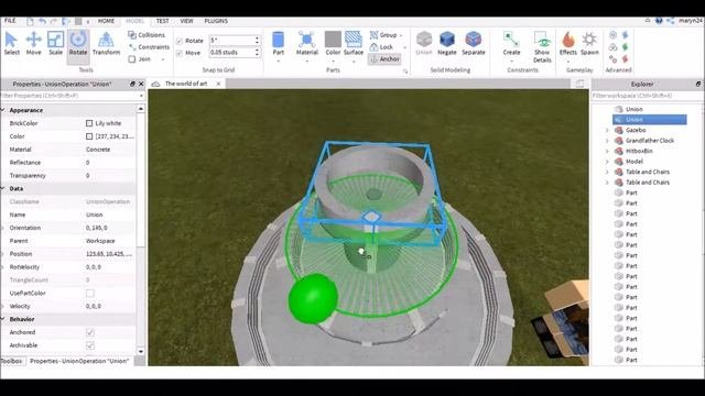 Building A Fountain  Roblox Studio