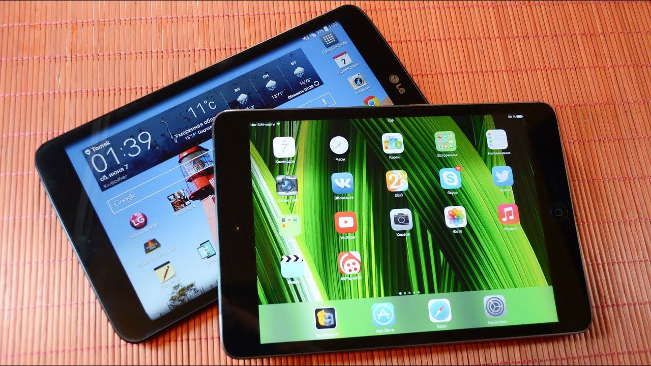 iPad mini Retina vs LG G Pad 8.3: обзор-сравнение по играм, тестам, камерам....